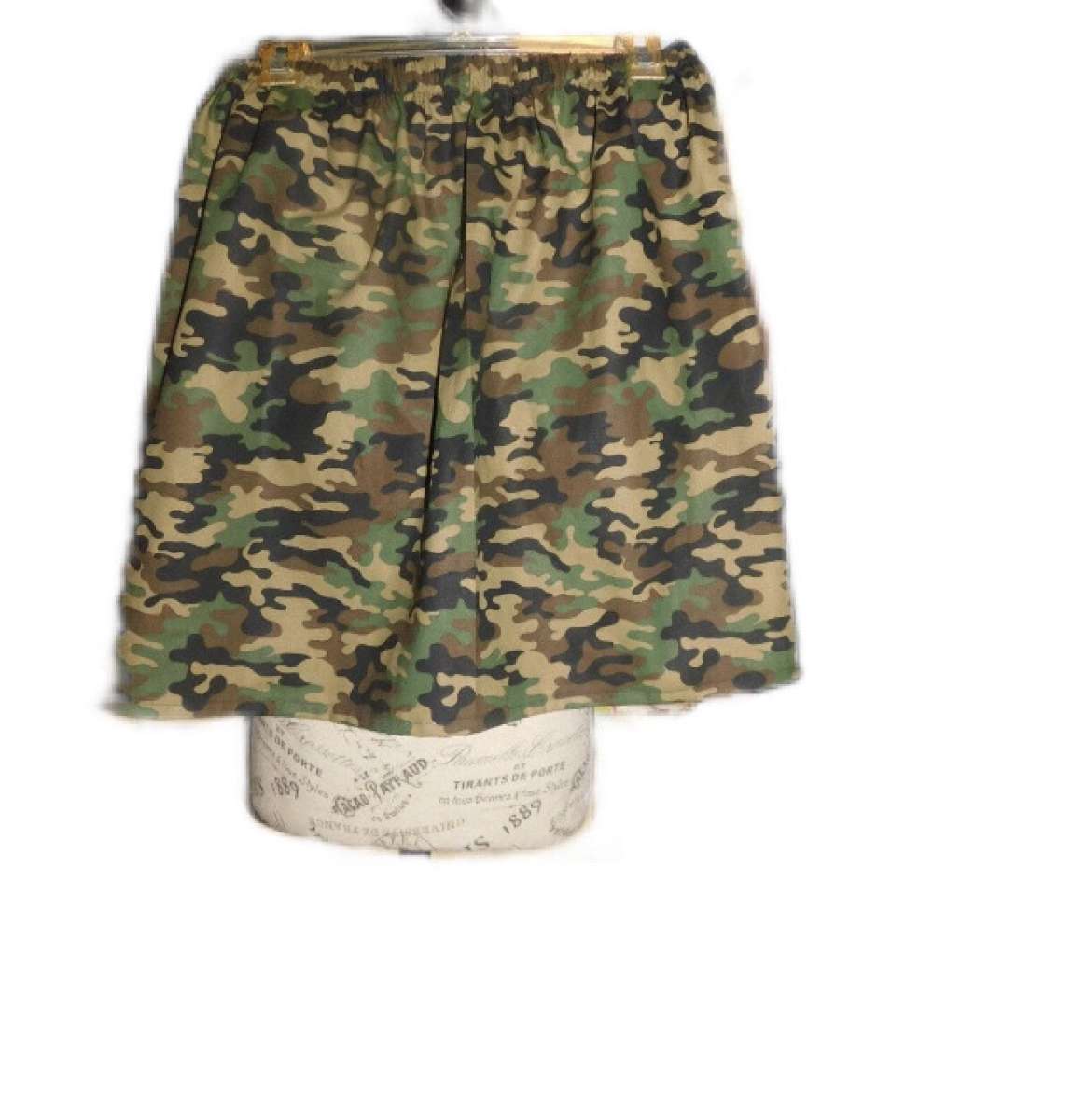 Green Camouflage Skirt