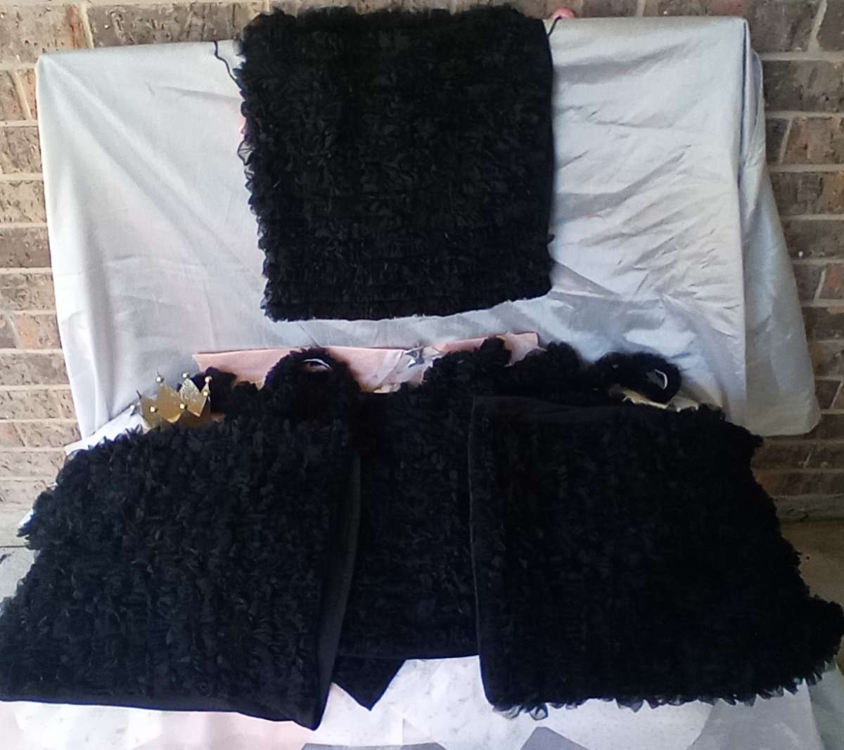 Black Ruffle Dance Wear Tank I have 5 of these EUC