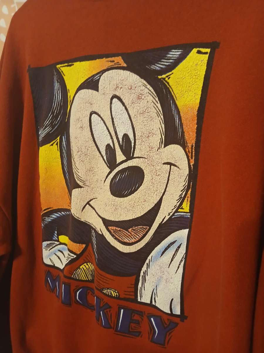 90s Mickey Unlimited Vintage Red 2XL Graphic Sweater Grailed
