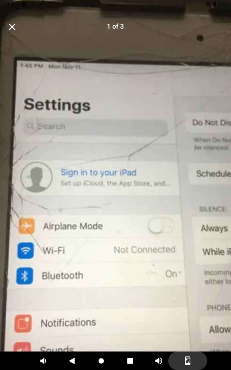 Apple iPad mini 2 generation unlocked and wipe data