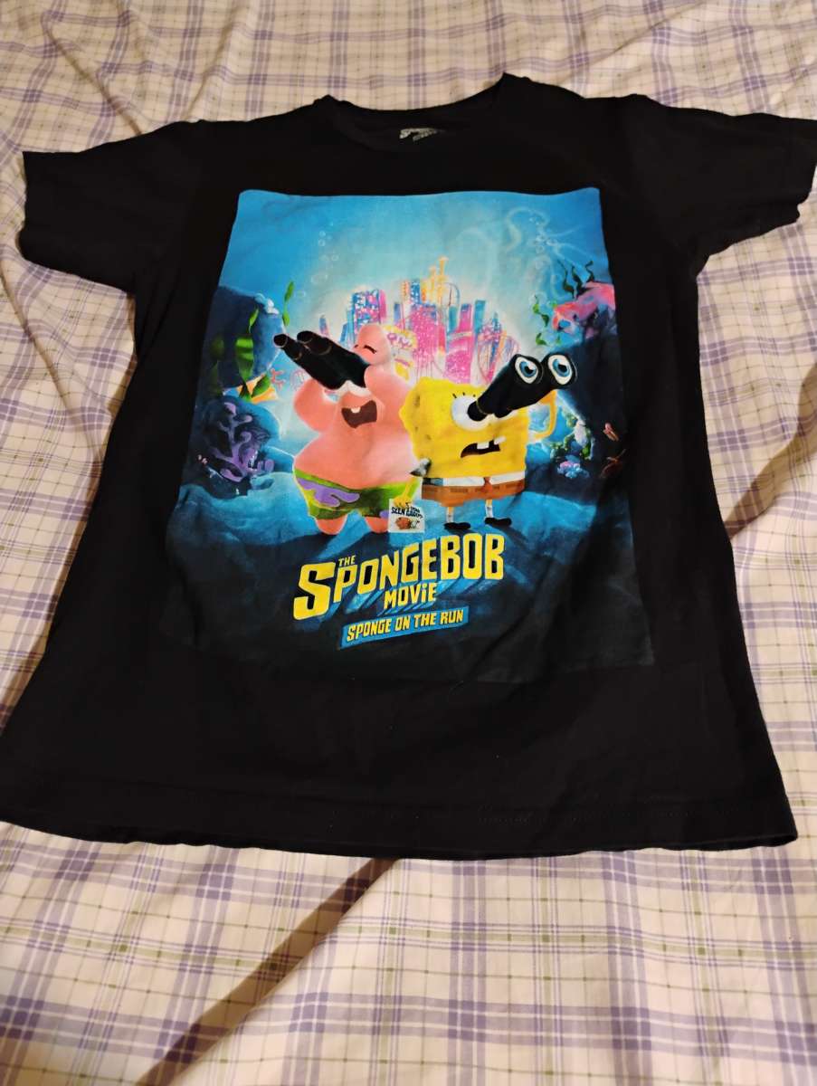 the shirt of the size 20S I am selling shirt of SpongeBob