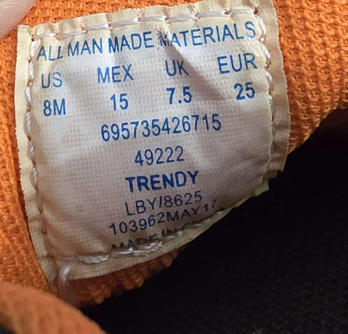 Everlast Infant boys Shoes Size US 8M