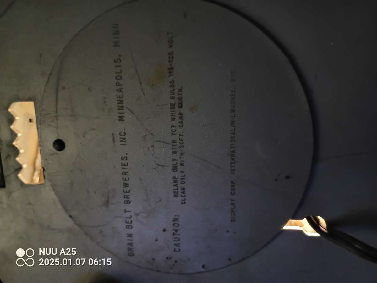 vintage light beer signs