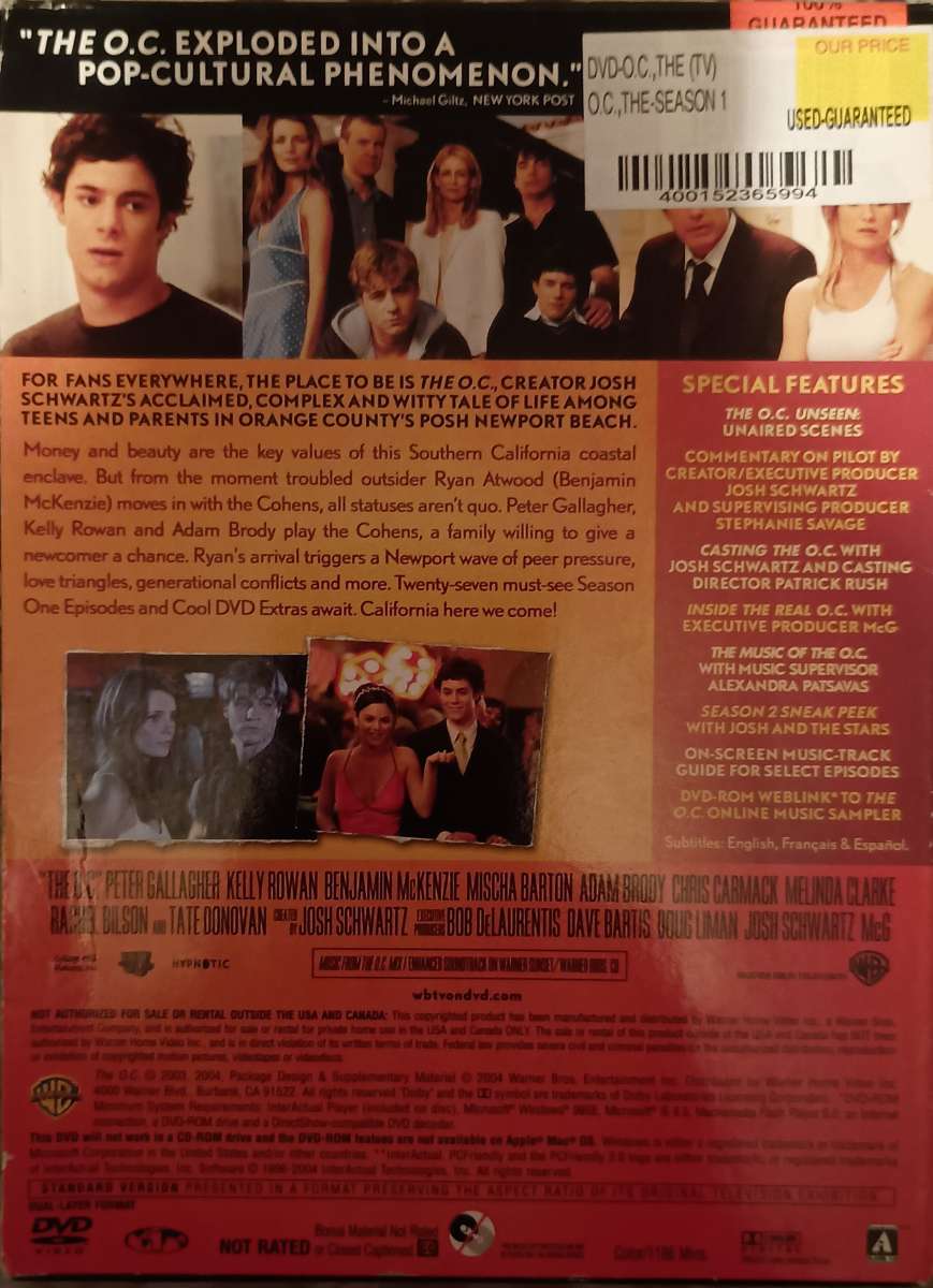The OC 1st season DVD