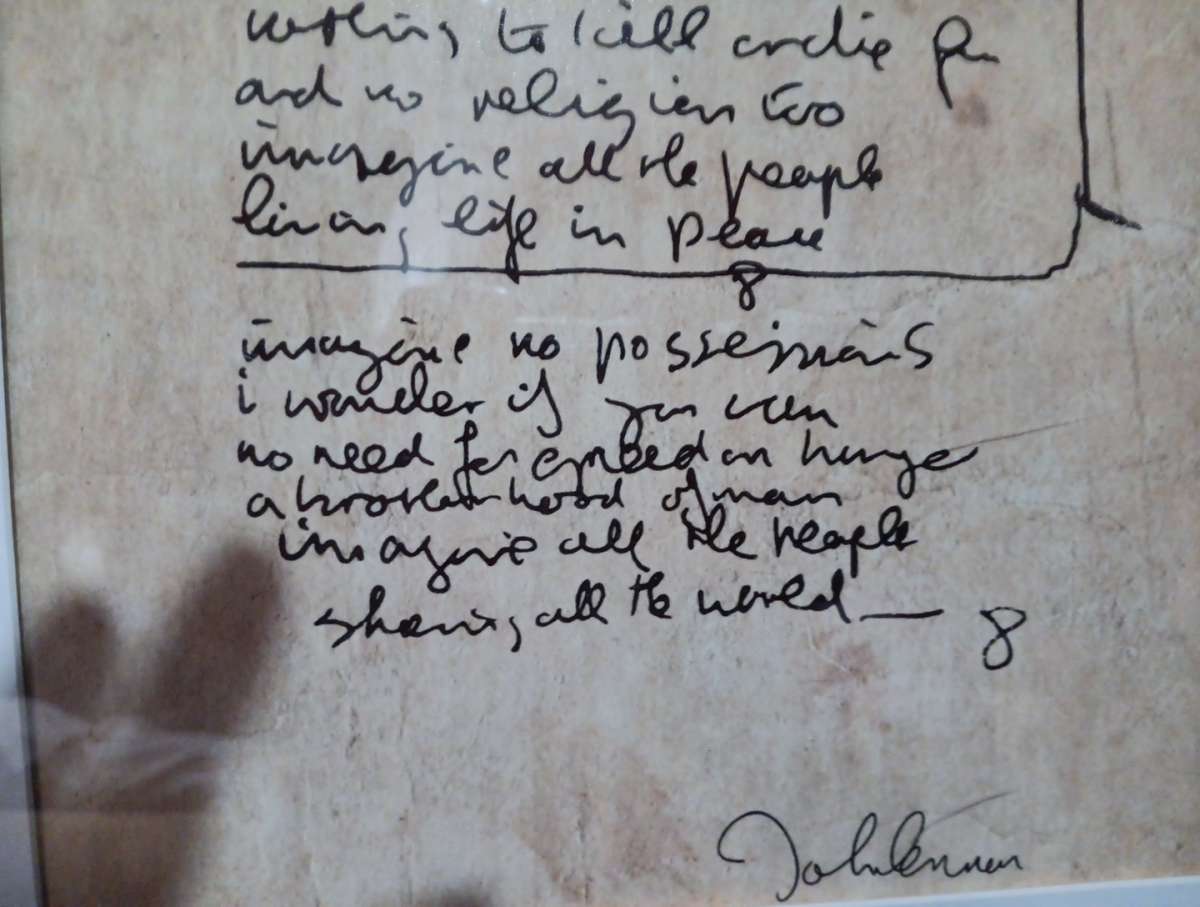 Imagine lyrics by john legend