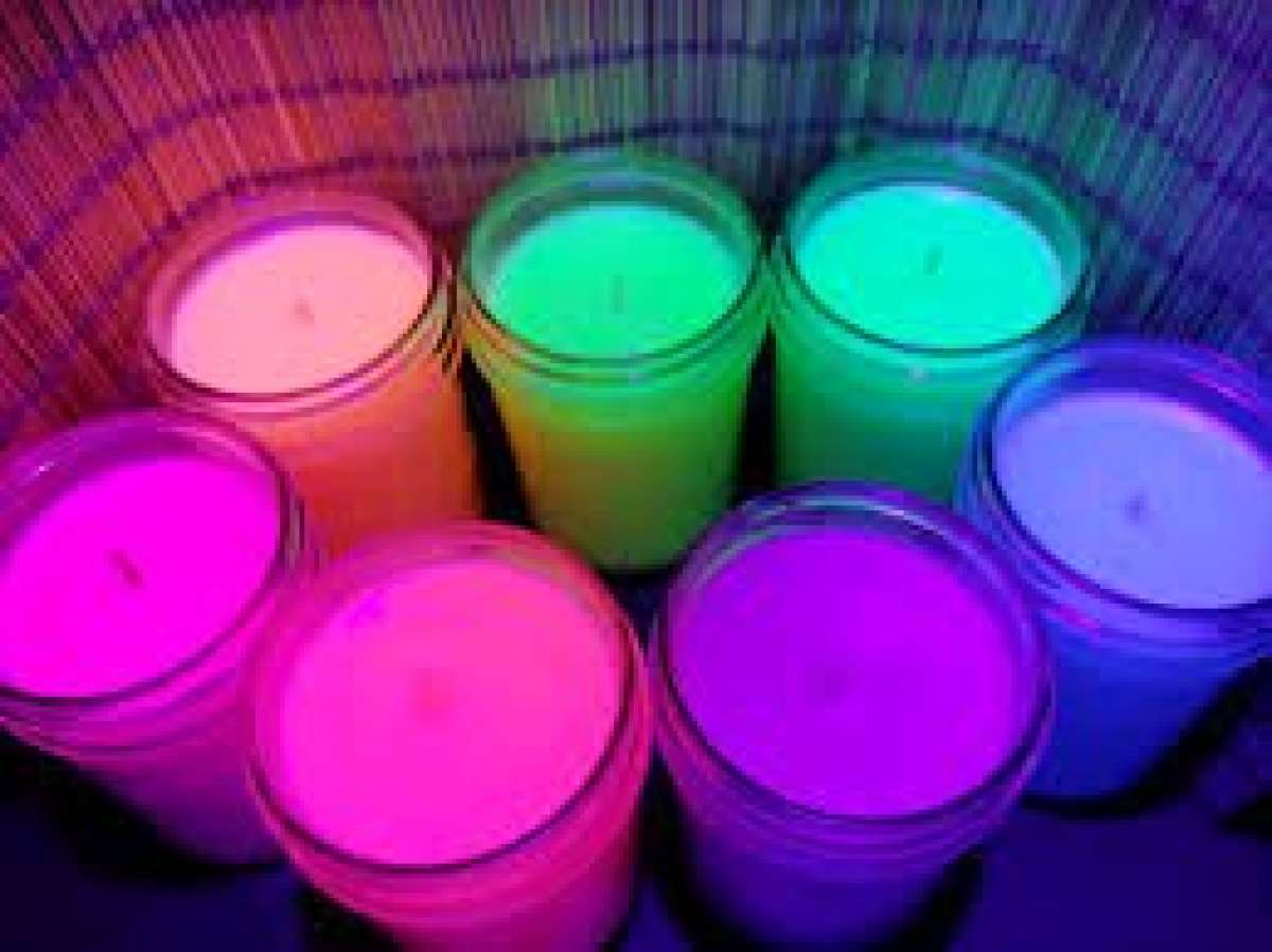 scented Glow in the dark candles