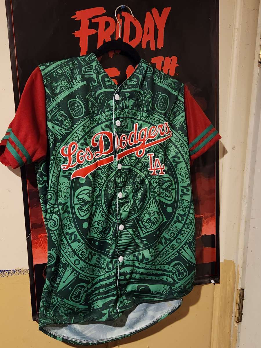 Los dodgers Aztec calendar jersey
