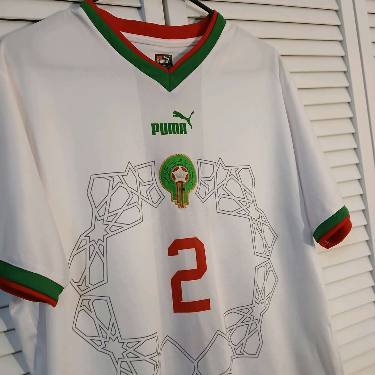 Authentic World Cup Morocco Hakimi Jersey Size 3XL