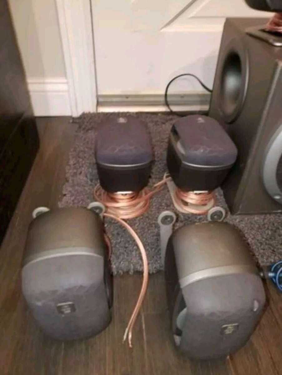 Used Logitech Z680 surround sound system