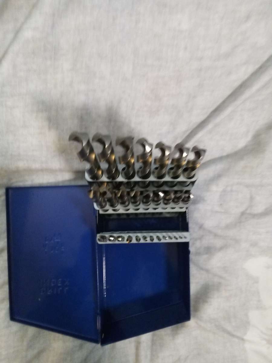 29 piece hardened steel drill bits