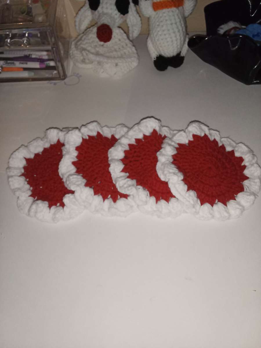 set of four coasters