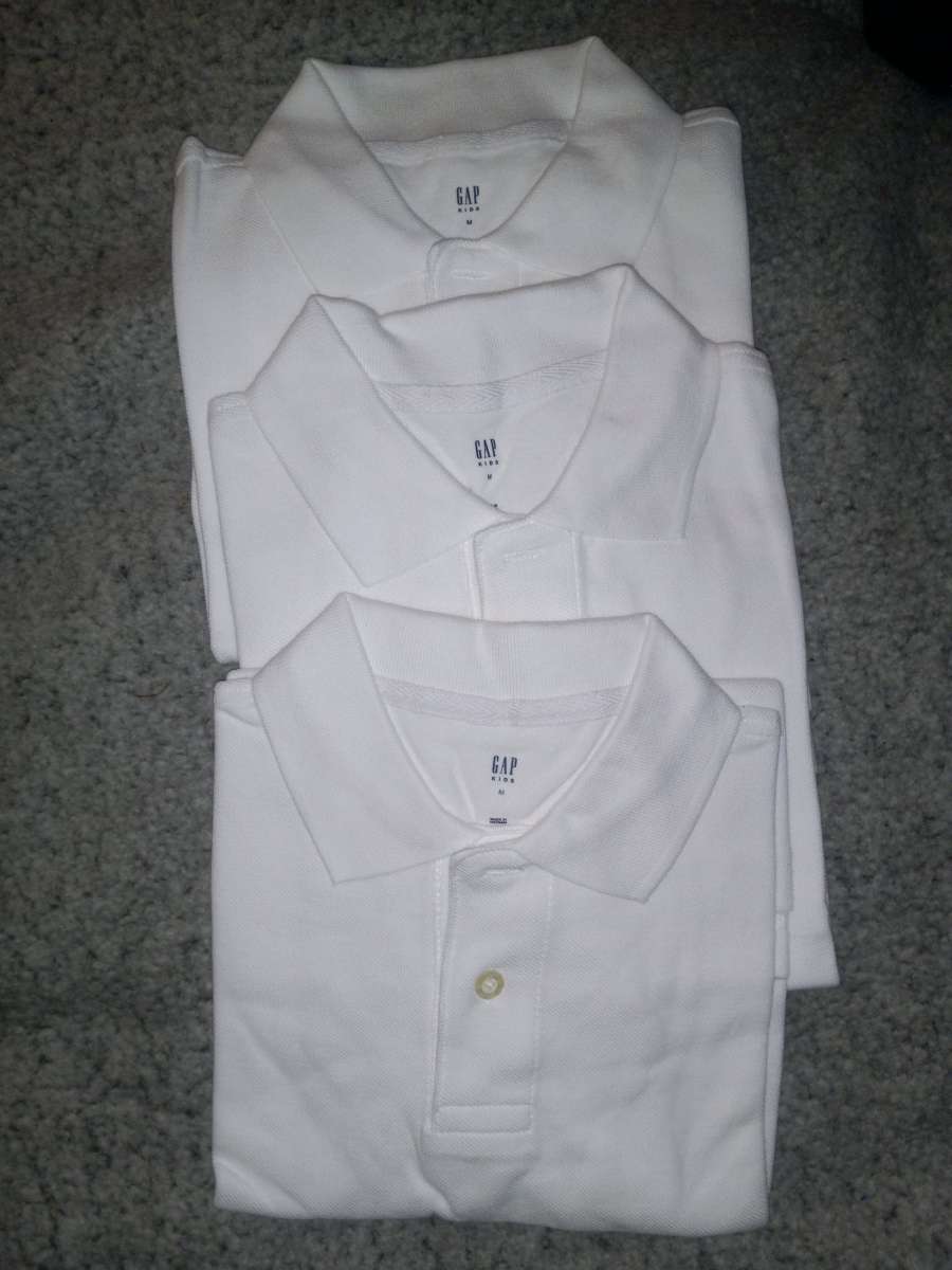 Gap kids white polo