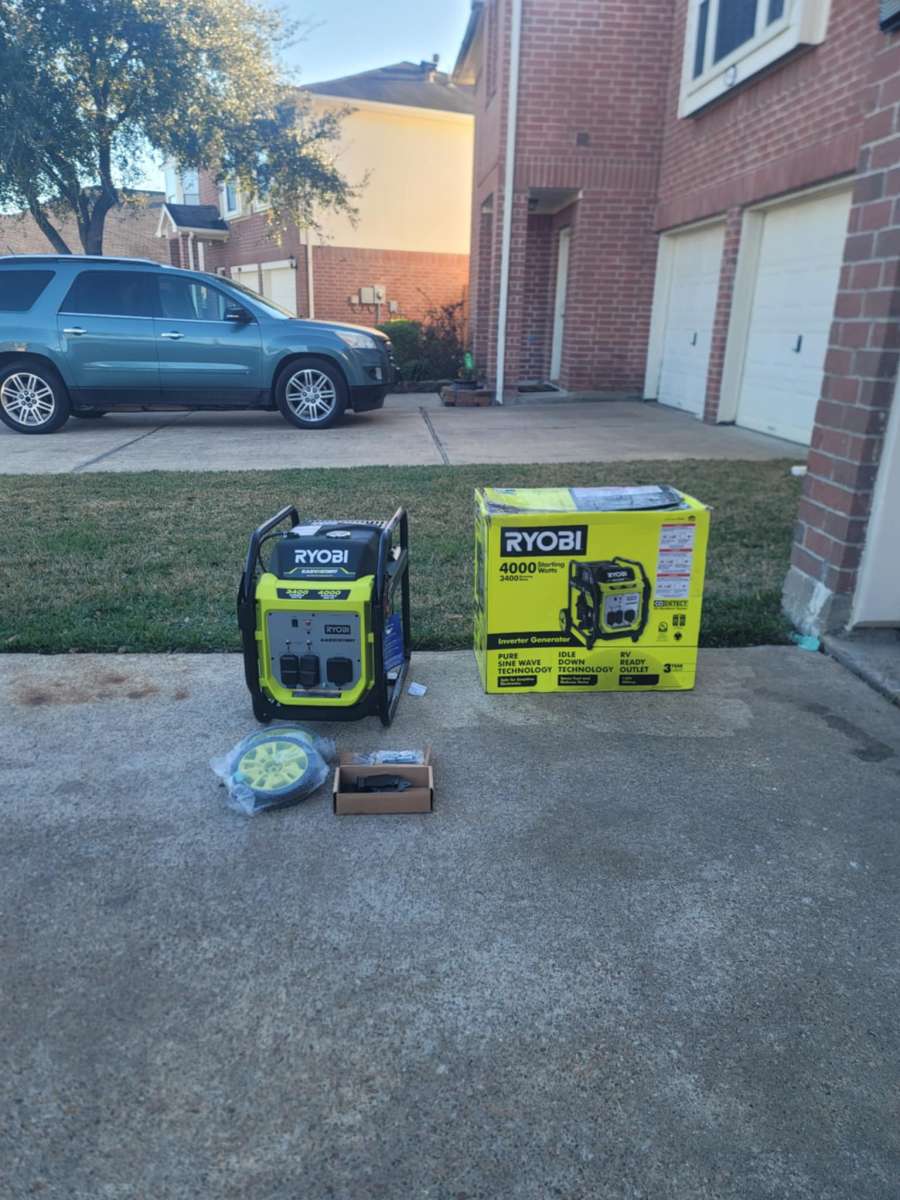 Generador Ryobi 4000 Watts Nuevo Trabajando Muy bien