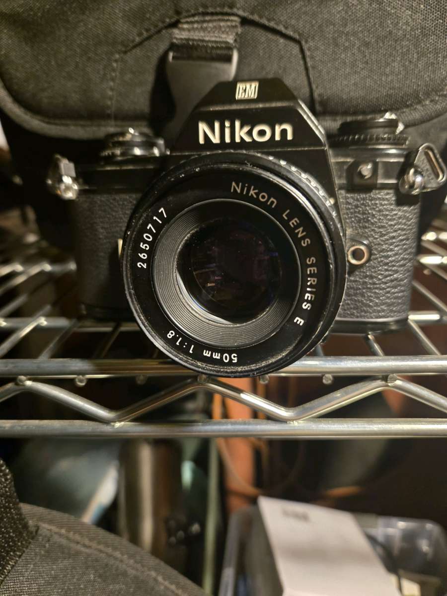 Nikon EM 35MM Film Camera w50MM 18 Nikon Series E Lens  Niko