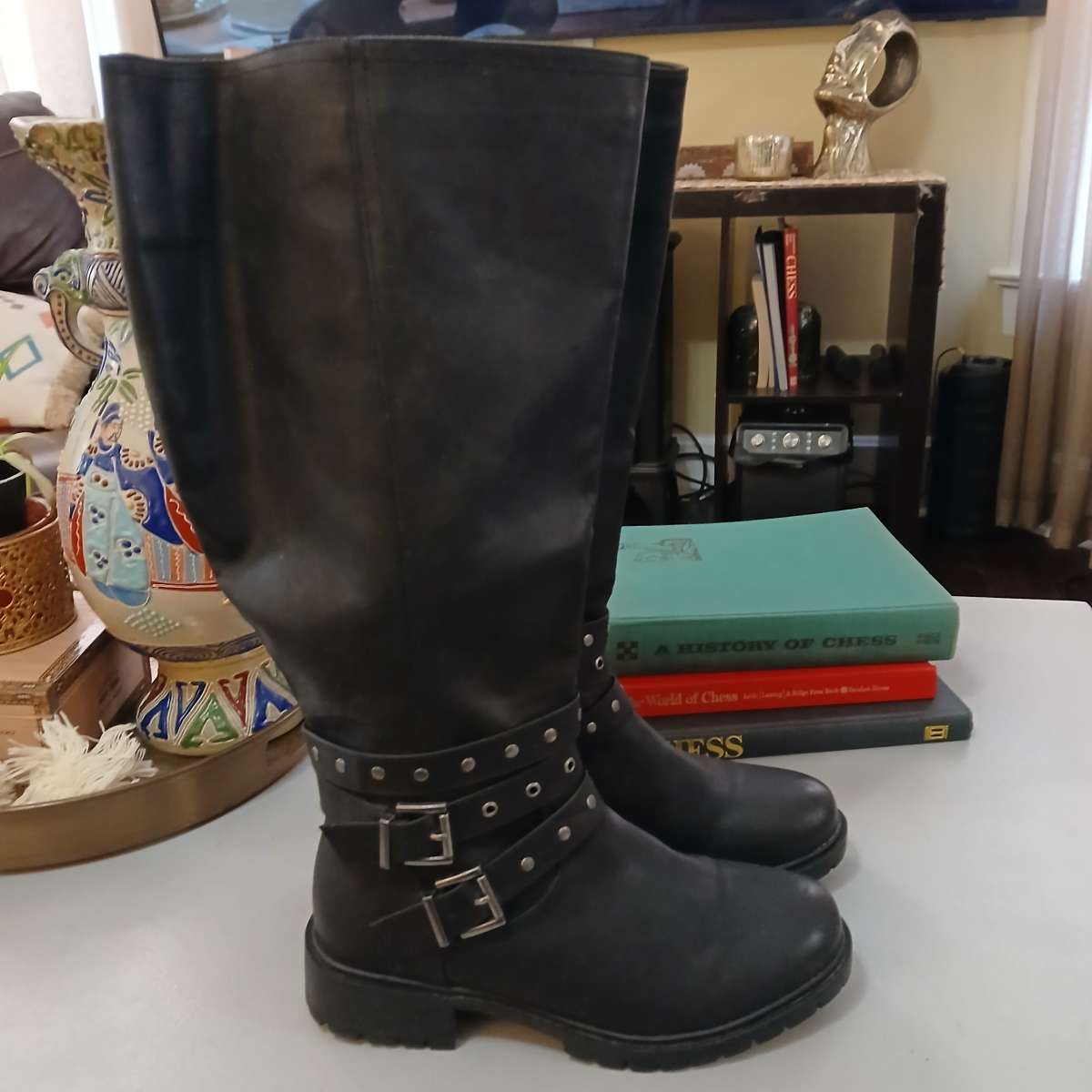 Torrid Buckle detail wide calf boots for Women Size 11ww