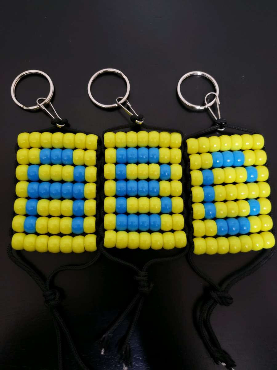 initials Keychains ABC