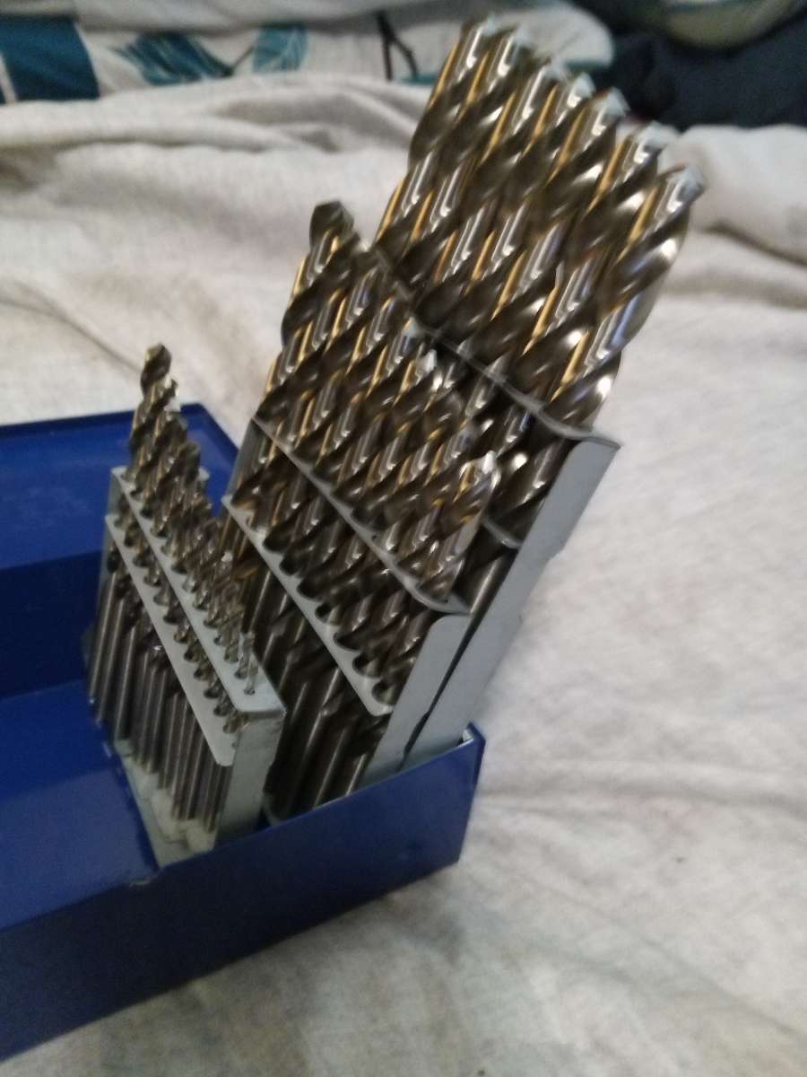 29 piece hardened steel drill bits
