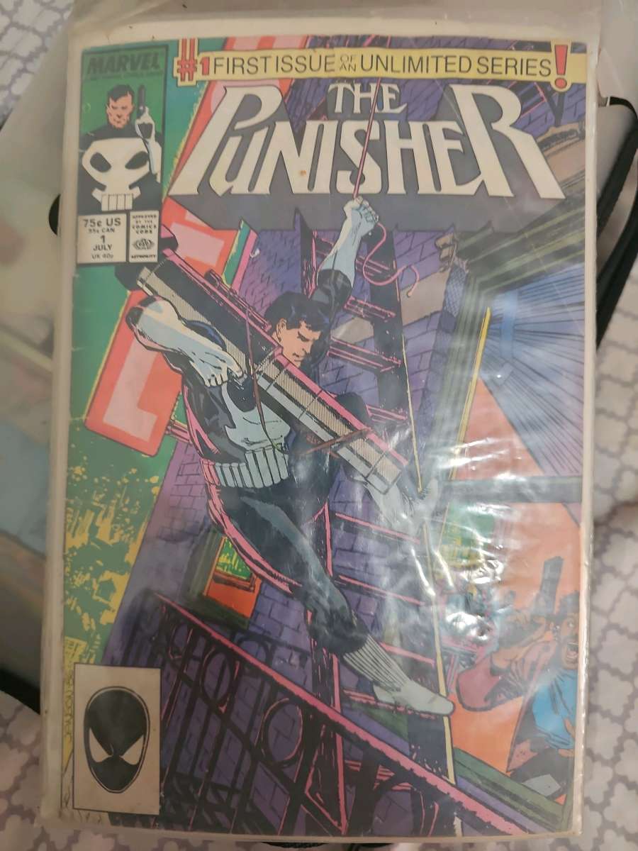 The actual first print Punisher 1
