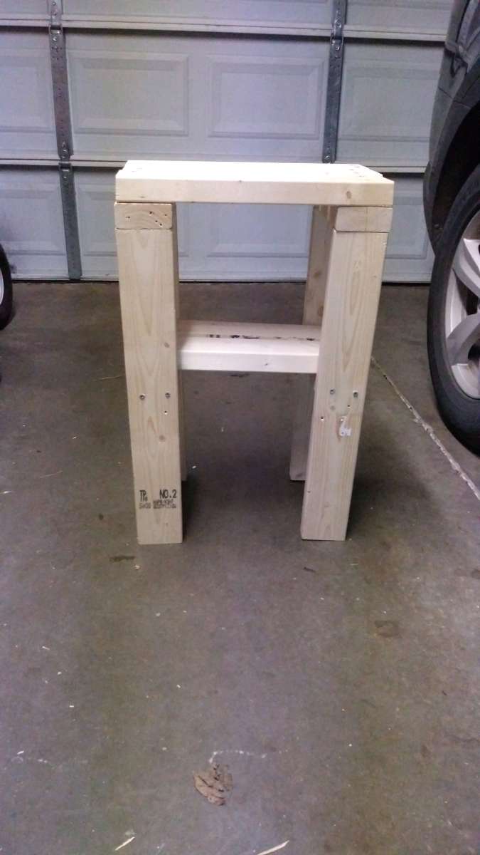 small stool solid wood