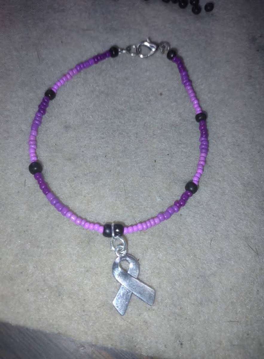 domestic violence and animal abuse anklet