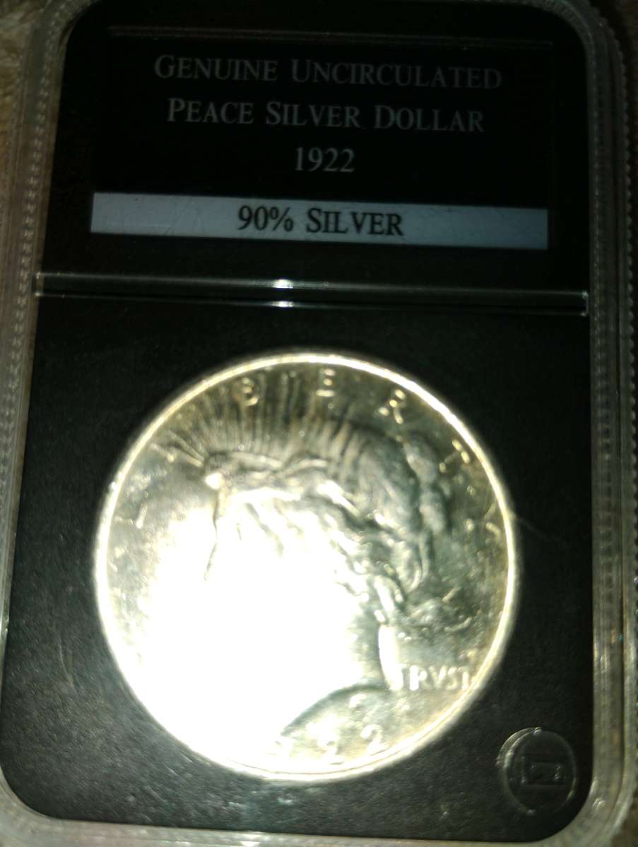 1922 peace silver dollar uncirculated