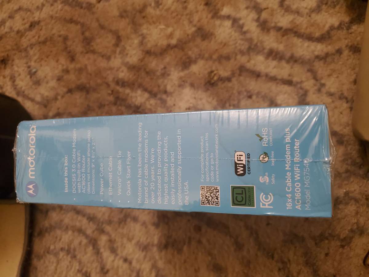 Motorola Modem Router Combo