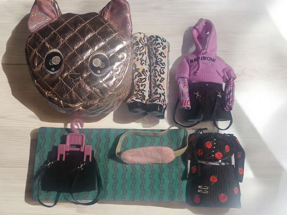 Rainbow high LOL na na na hairdorables and I love VIP Pets