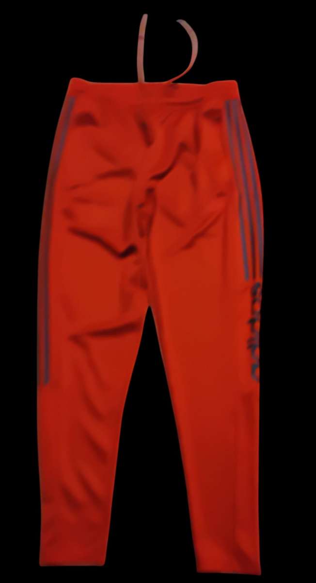 Red and Black Adidas Sweatsuit