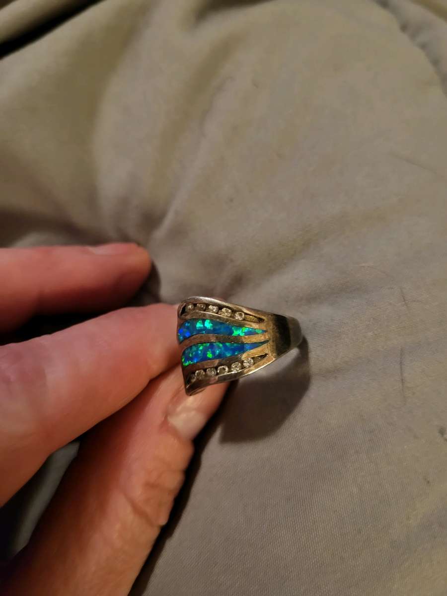 925 Mermaid tail ring