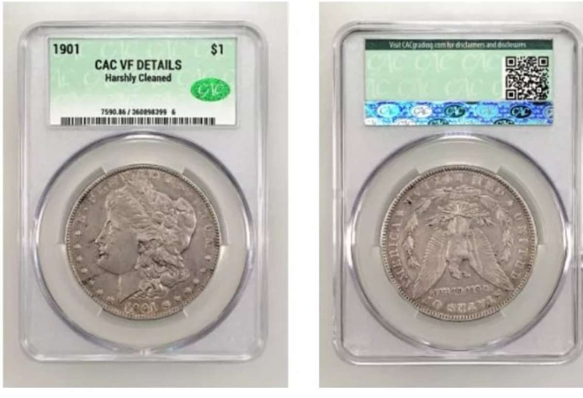 1901 P Morgan Silver Dollar