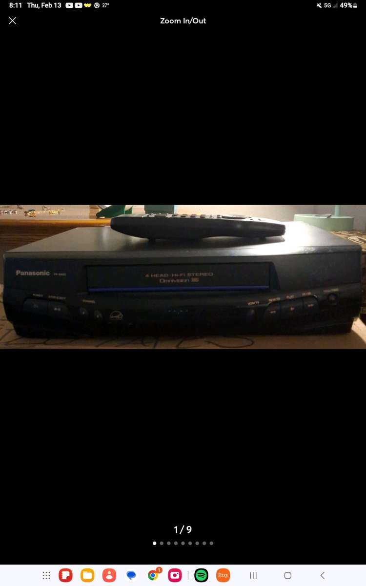 Panasonic vhs player PV 8450