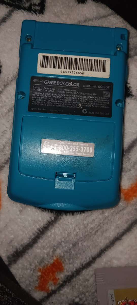 Teal game boy color