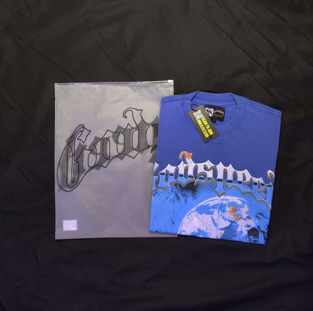 Godspeed Artificial Love TShirt Royal Washed