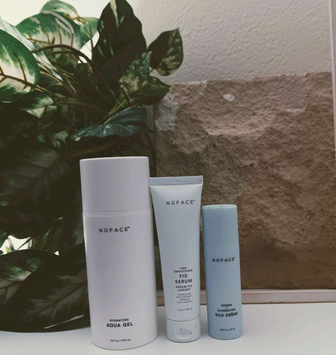 NuFACE Hydrating Aqua Gel Silk Creme and Fix Serum  NWOB