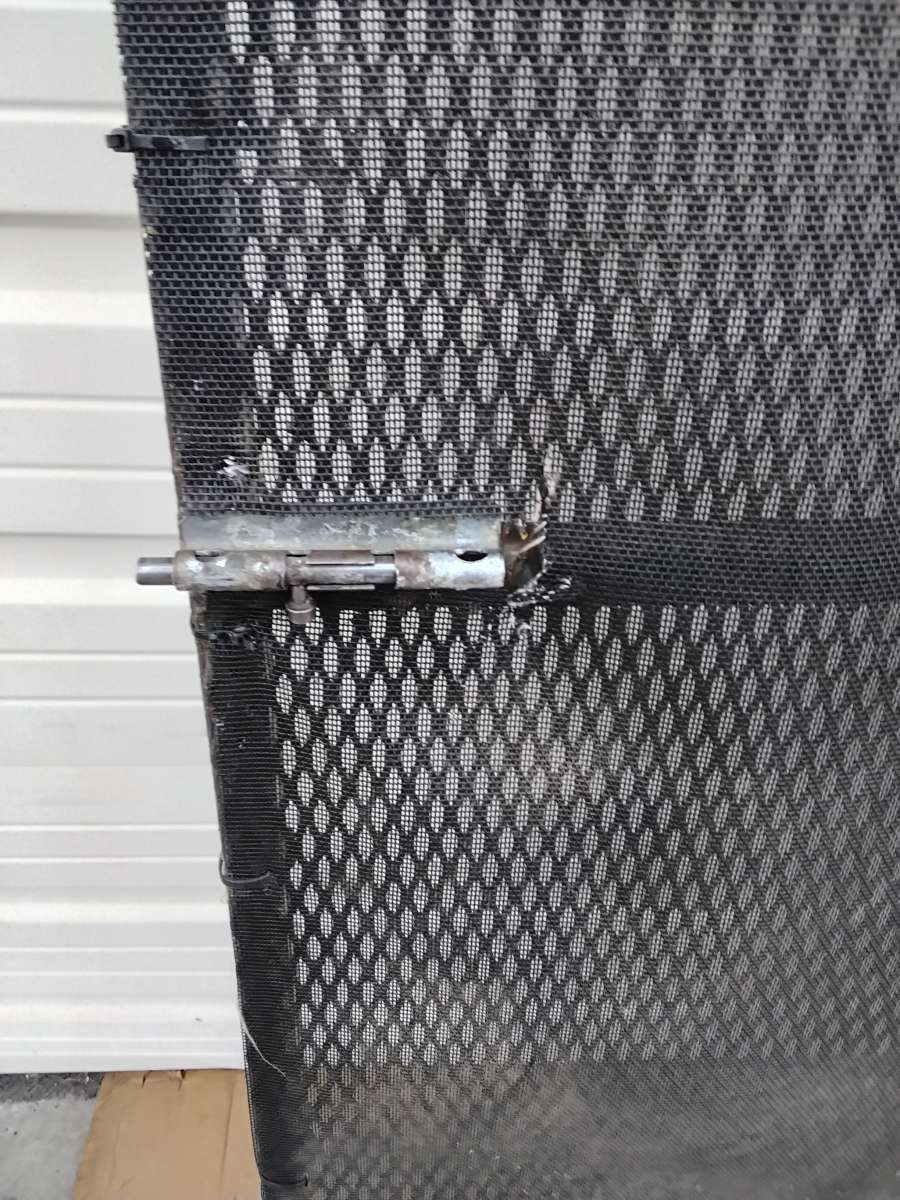 Well Made All Steel Screen Door for Man Door Like New