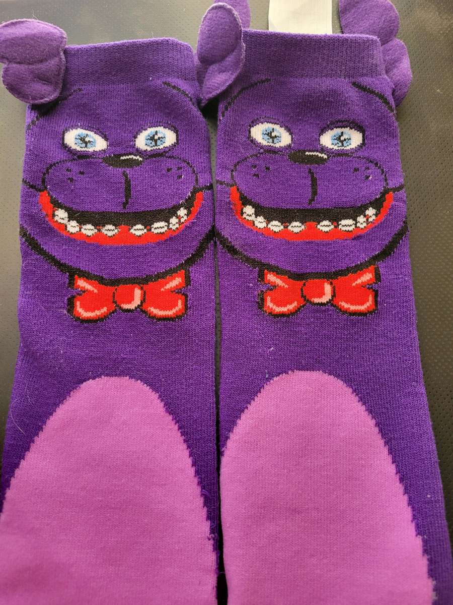 five nights of teddies character socks