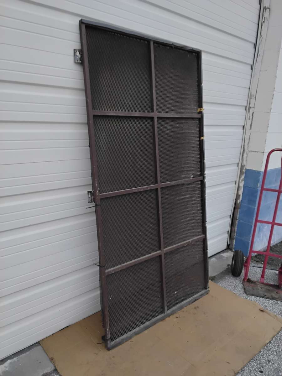 Well Made All Steel Screen Door for Man Door Like New