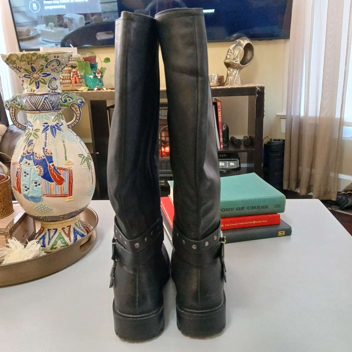 Torrid Buckle detail wide calf boots for Women Size 11ww