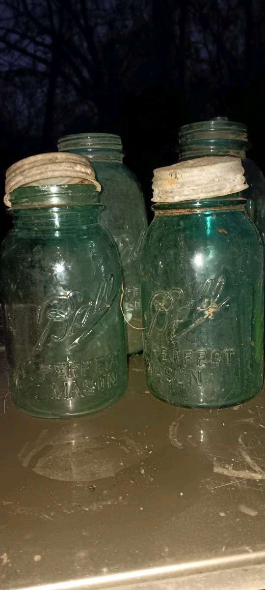 Vintage bottles an jars