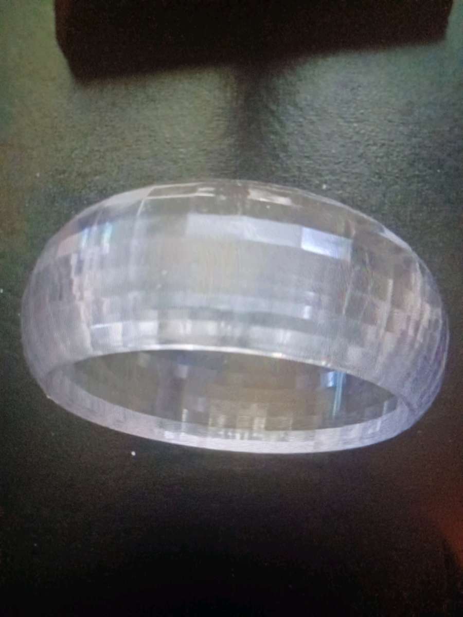 clear lucite bangle
