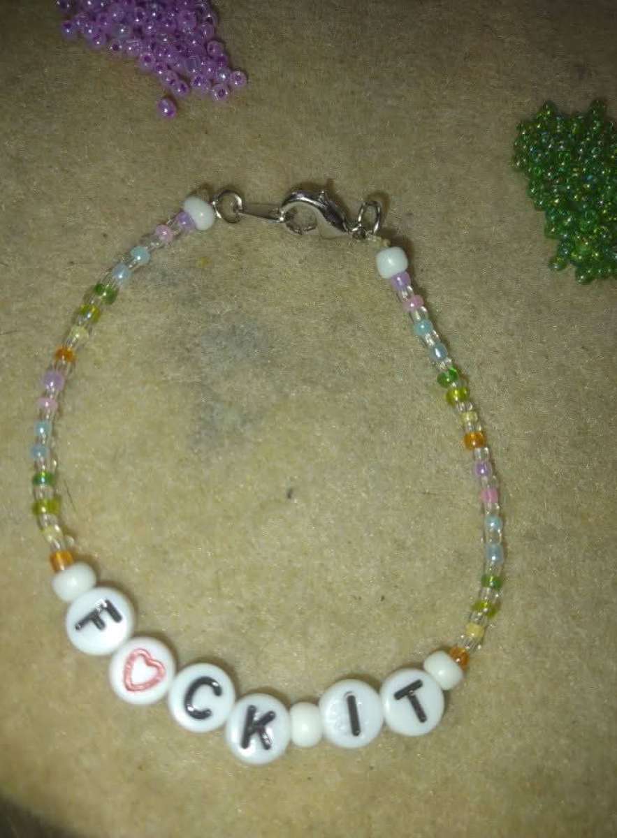 fuck it bracelet