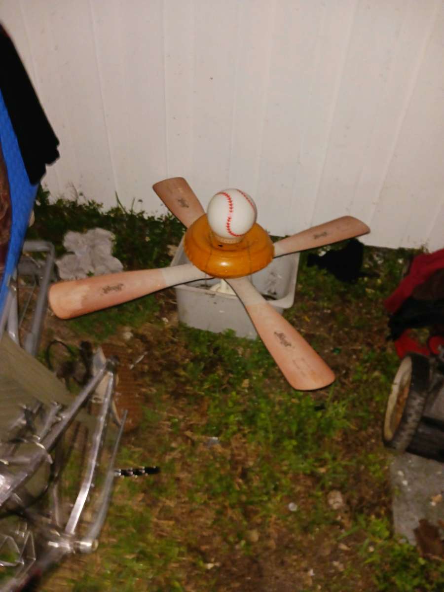 Hunter baseballthemed ceiling fans