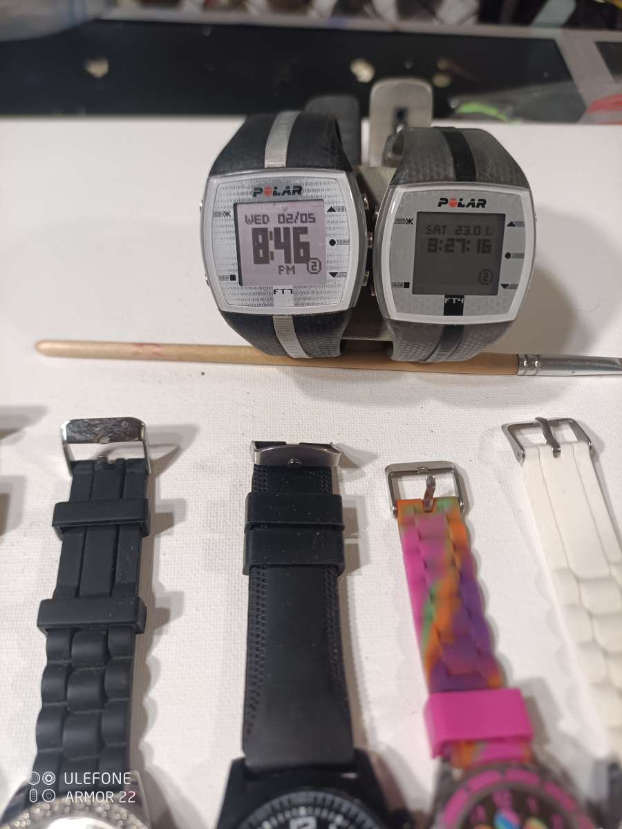 Silicone  Rubber Plastic Watches 10 Each