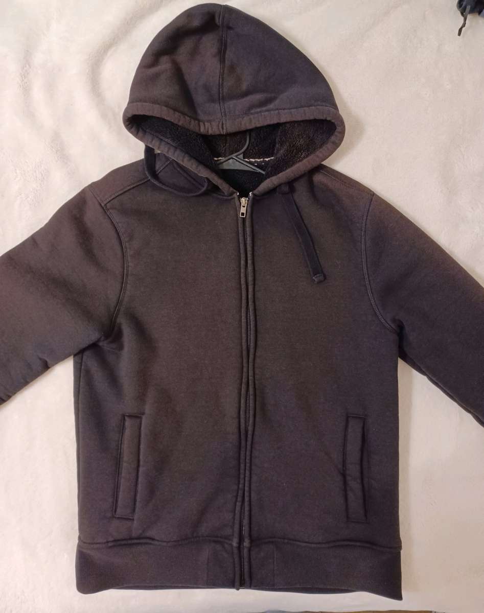 Black zip up hoodie
