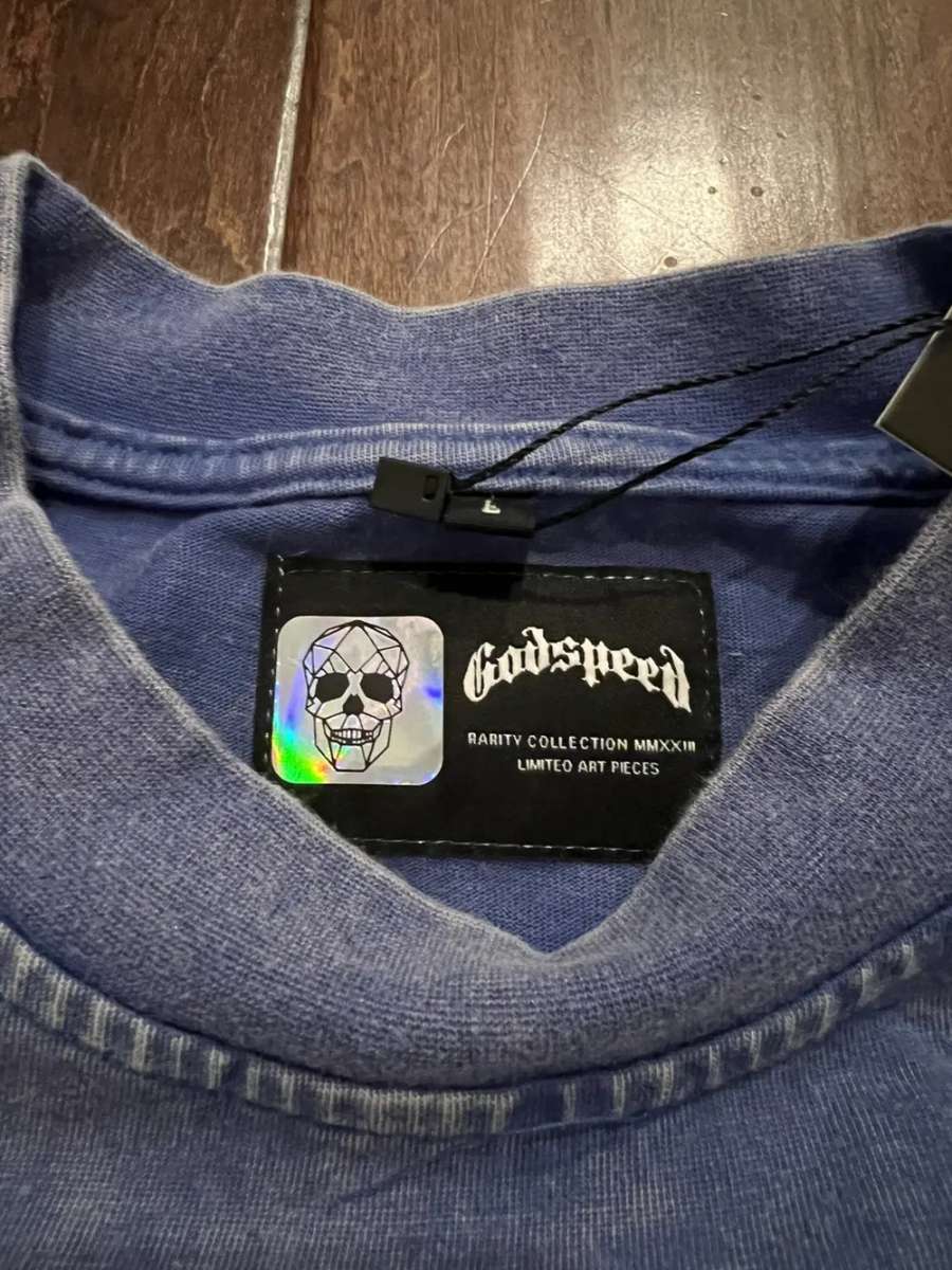 Godspeed Artificial Love TShirt Royal Washed