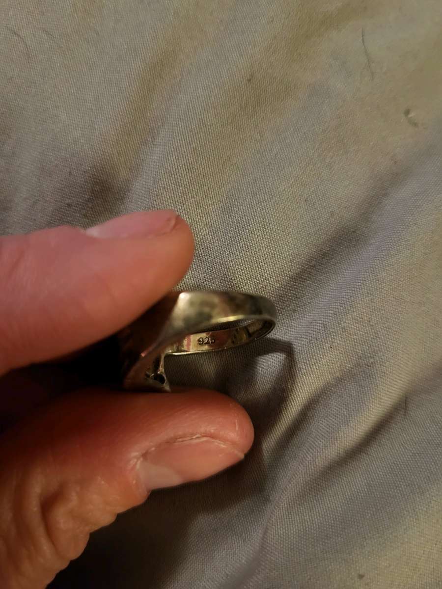 925 Mermaid tail ring