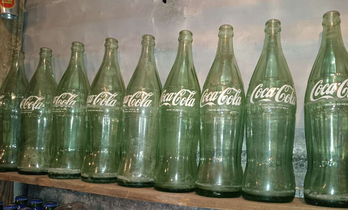 Coke Cola bottles
