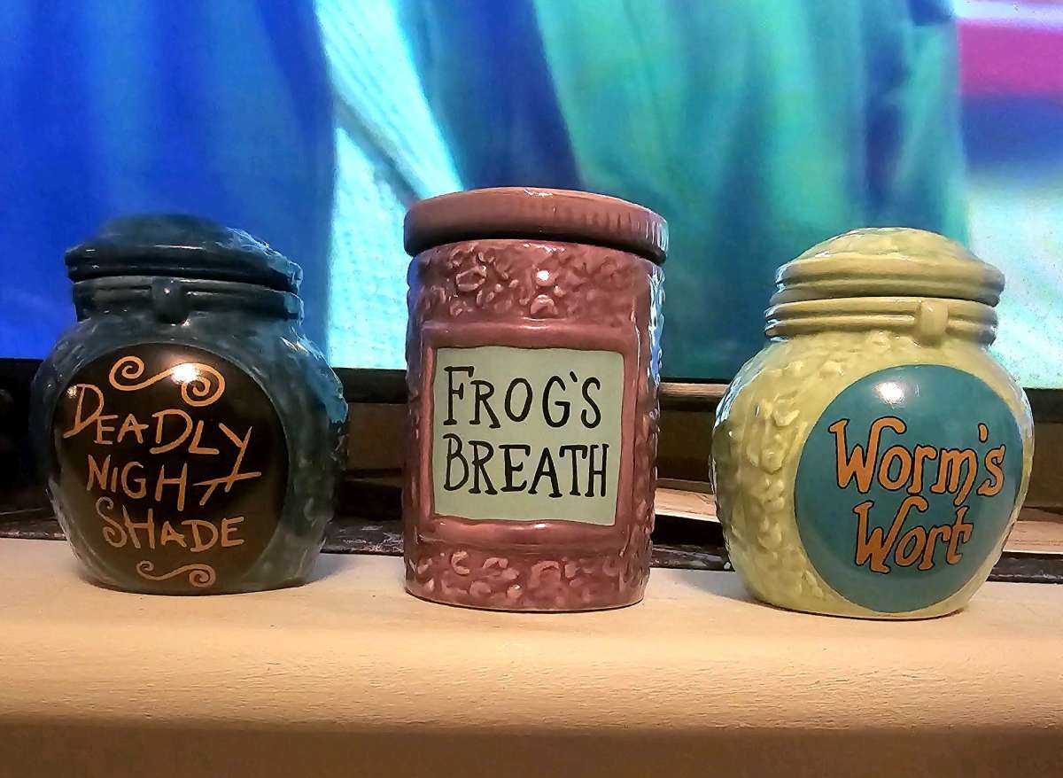 nightmare before christmas  Sallys potion trinket jars