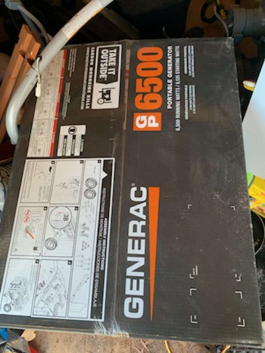 Generac 6500 Gas Portable Generator New