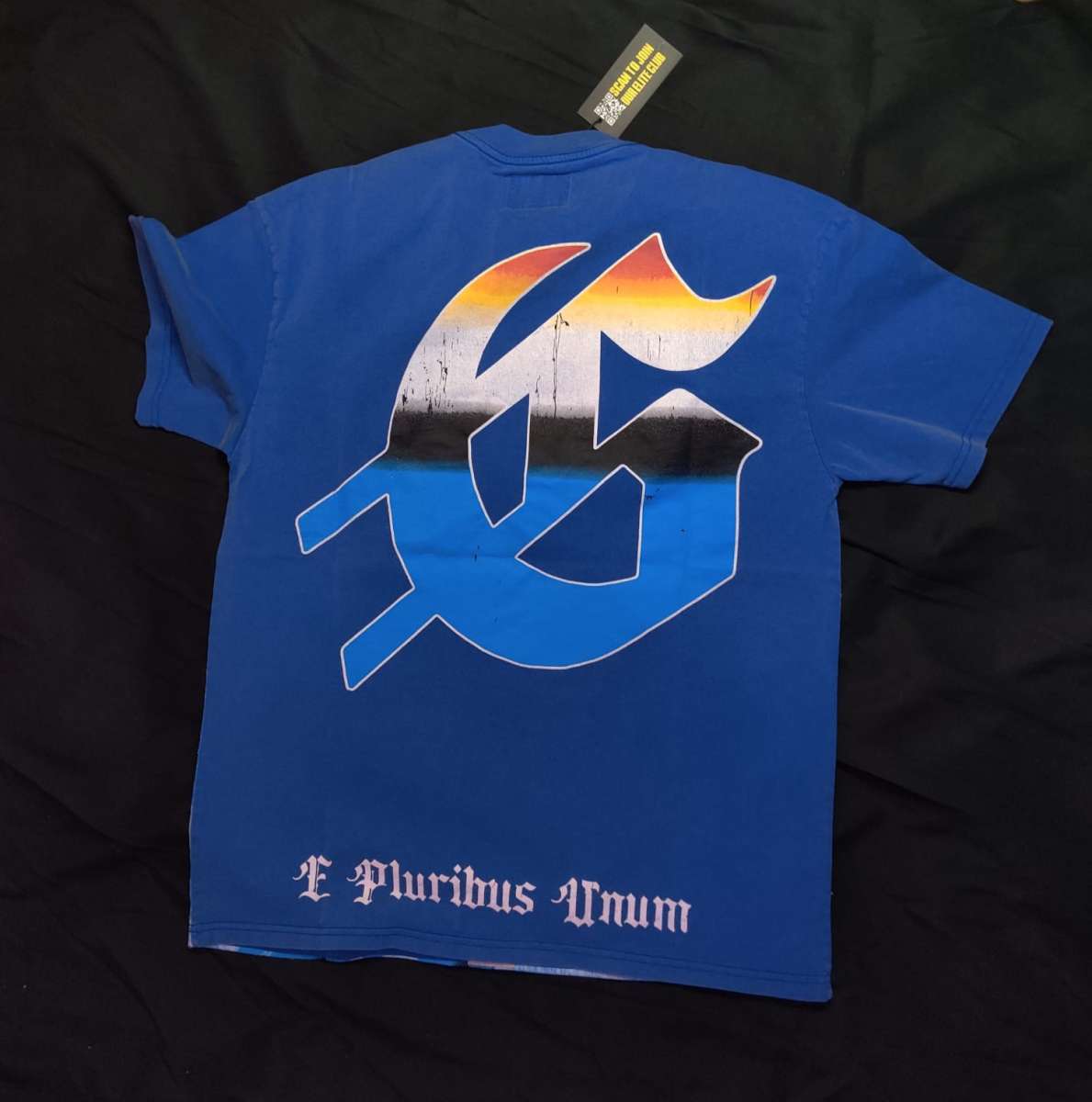 Godspeed Artificial Love TShirt Royal Washed